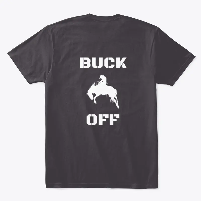 Men's Buck Off Bull Tee - White