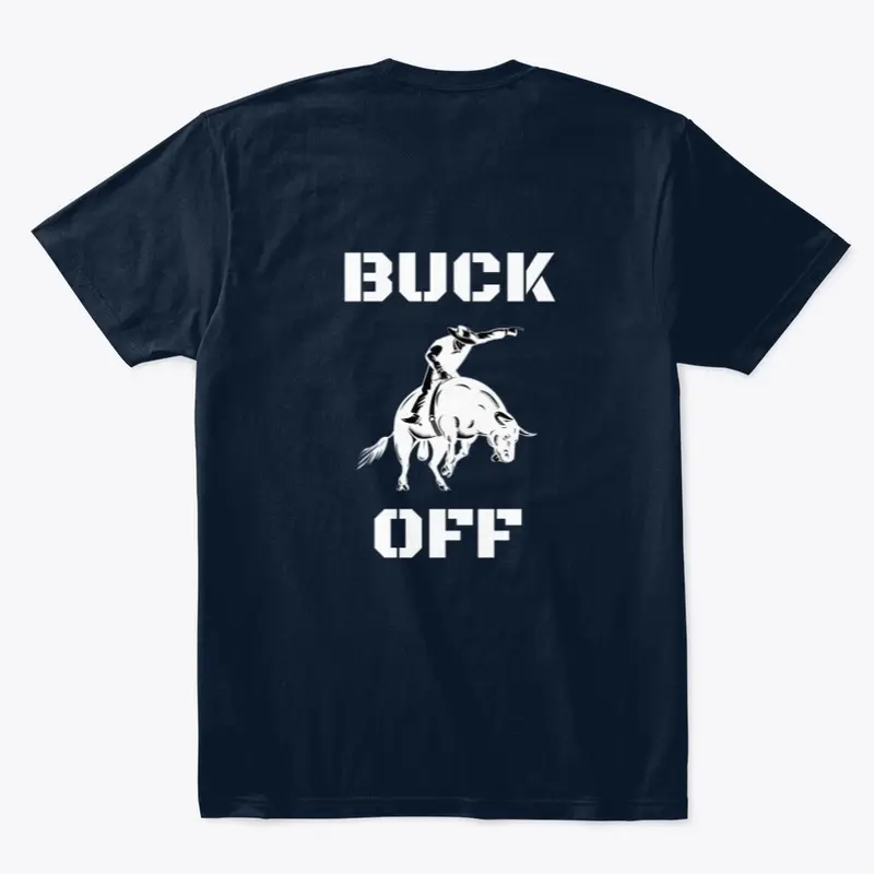 Men's Buck Off Bull Tee - White