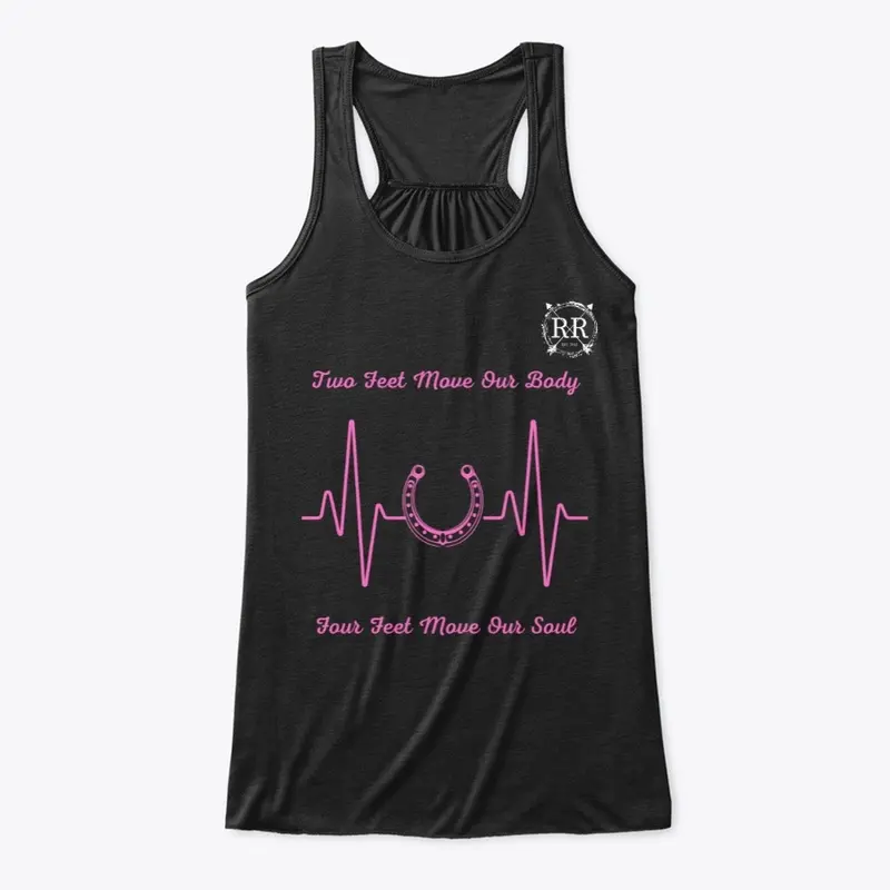 Four Feet Move Our Soul Tank Top In Pink